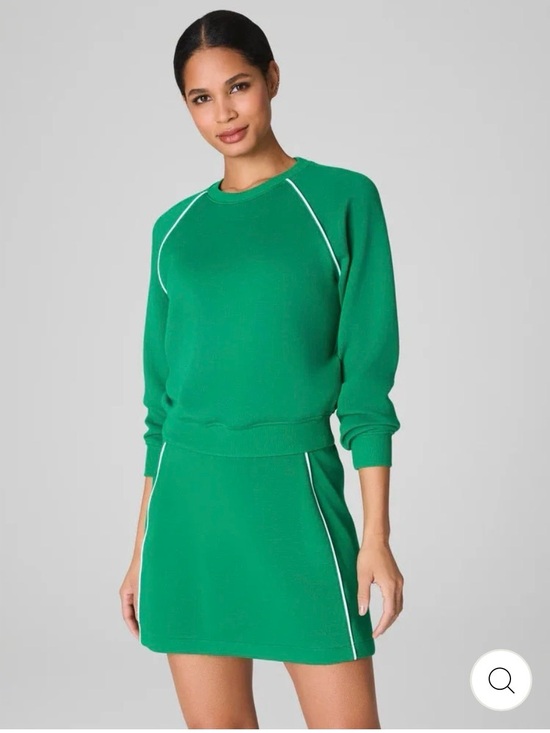 SPANX Tops - SPANX Airpique SET Crewneck Long Sleeve M top Field Green AND Skort Inseam 4” S